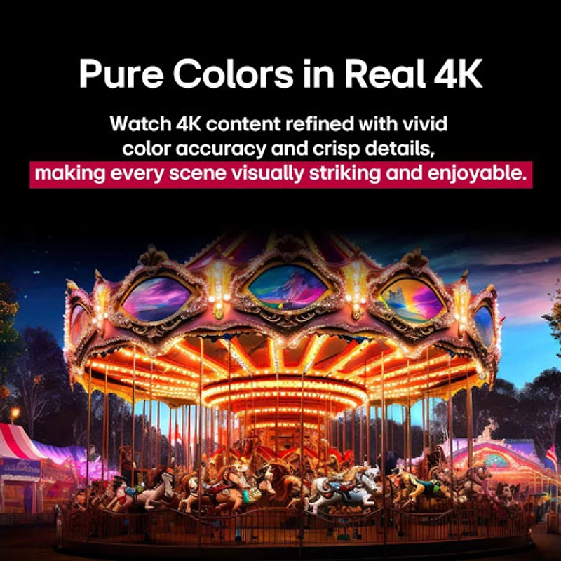 Téléviseur intelligent DEL HDR UHD 4K de 50 po NanoCell AI NANO80 série NANO80AUA de LG (50NANO80AUA) - 2025