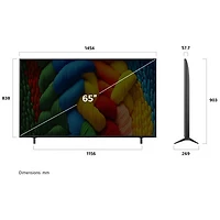 Téléviseur intelligent DEL HDR UHD 4K de 65 po NanoCell AI NANO80 série NANO80AUA de LG (65NANO80AUA) - 2025
