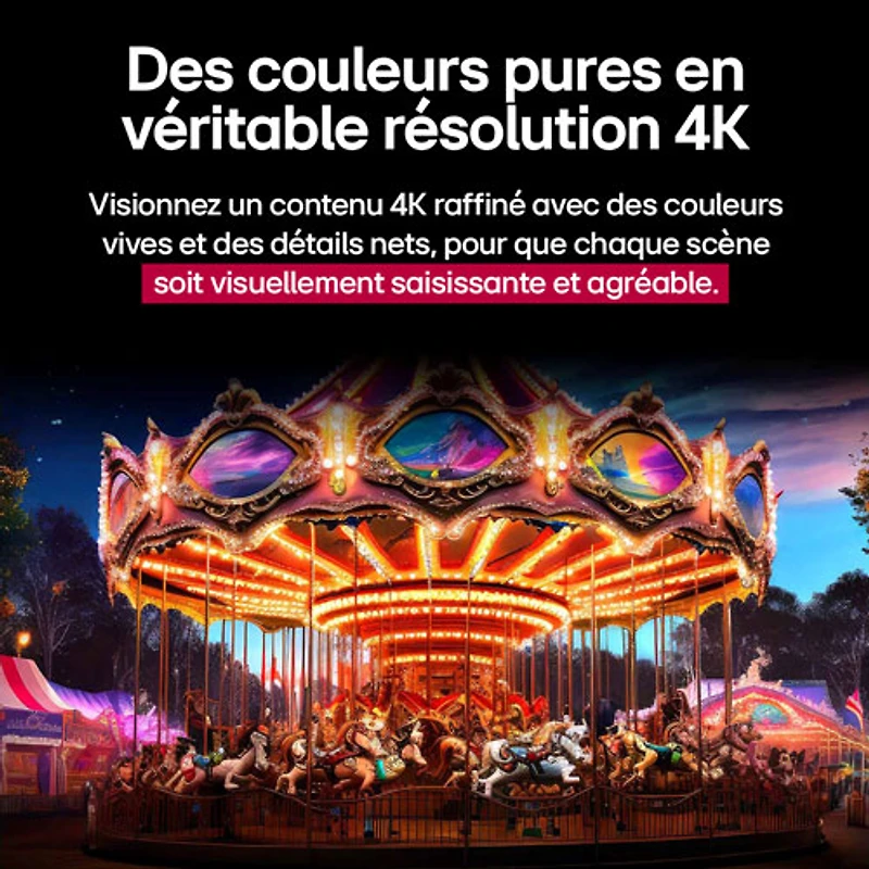 Téléviseur intelligent DEL HDR UHD 4K de 86 po NanoCell AI NANO80 série NANO80AUA de LG (86NANO80AUA) - 2025