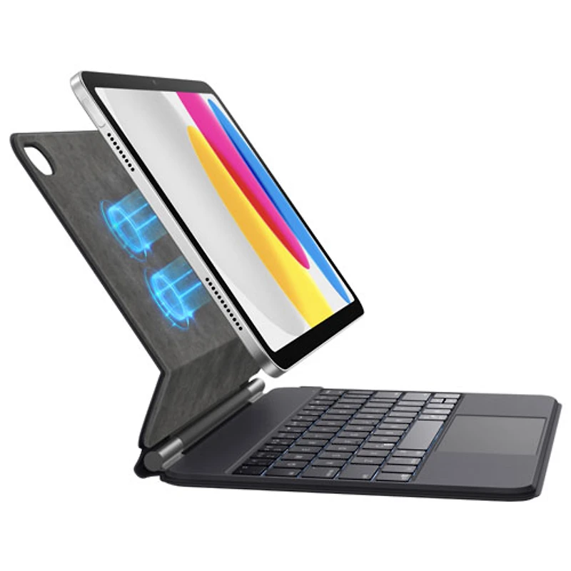 Étui-clavier avec support magnétique Connect Pro de Belkin pour iPad 10,9 po (10e génération)/11 po A16 - Noir