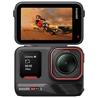Ensemble avec caméra d'action 8K Ace Pro 2 et deux batteries d'Insta360