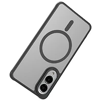 TUFF8 Glide Guard Fitted Hard Shell Case with Magsafe for Galaxy S25 Edge - Smoke Black