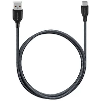 Insignia 3m/1.8 m/1.2m Braided USB-C to USB-A Cables (NS-MCACAB3-C) - Set of 3 -Charcoal - Only at Best Buy