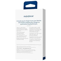 Insignia 1.8m (5.9 ft.) Braided USB-C to USB-A Cable (NS-MCA6CAB2-C) - 2 Pack - Charcoal - Only at Best Buy
