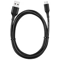 Best Buy Essentials 1.5m (4.9 ft.) Braided MicroUSB to USB-C (BE-MMA522K-C) - Black - Only at Best Buy