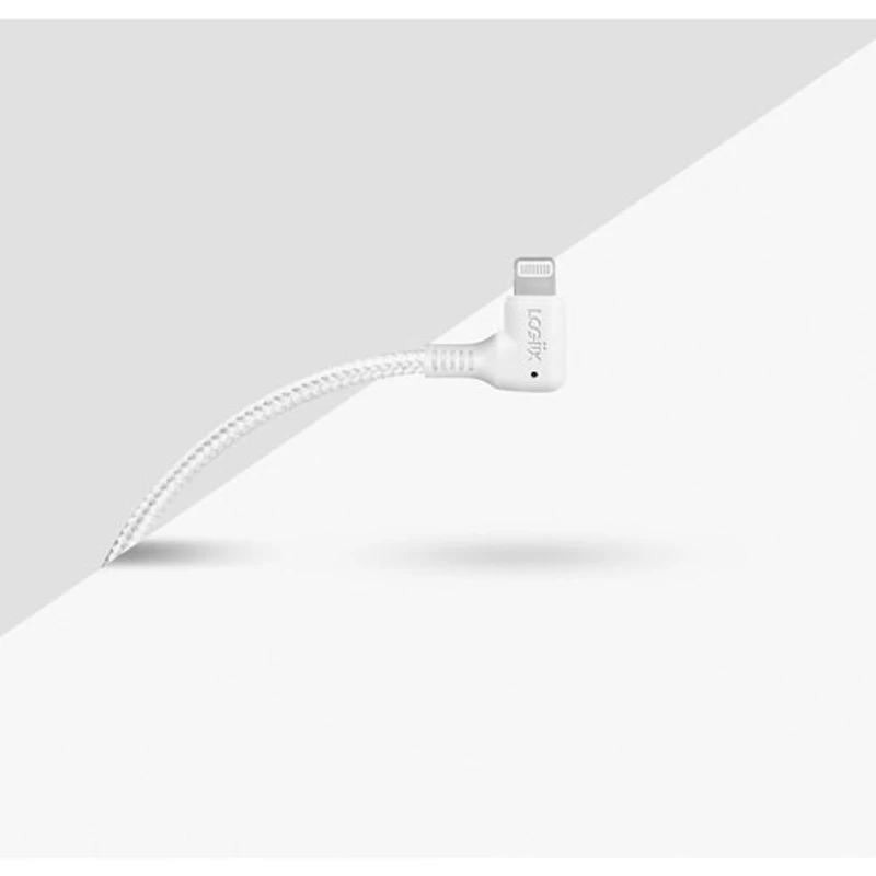LOGiiX Piston Connect XL 90 3m(9.8 ft.) USB-A to Lightning Cable (LGX-12919) - White