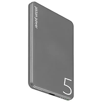 LOGiiX Piston Power 5000 mAh USB-C Power Bank - Graphite Grey
