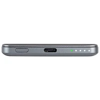 LOGiiX Piston Power 5000 mAh USB-C Power Bank - Graphite Grey