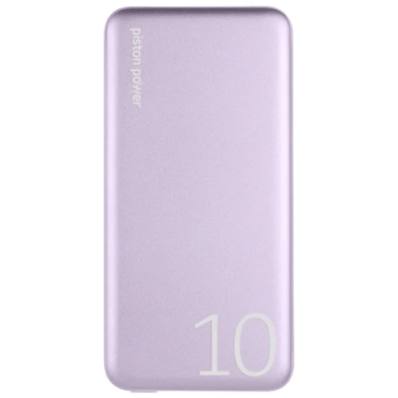 LOGiiX Piston Power 10000 mAh USB-C Power Bank - Lavender