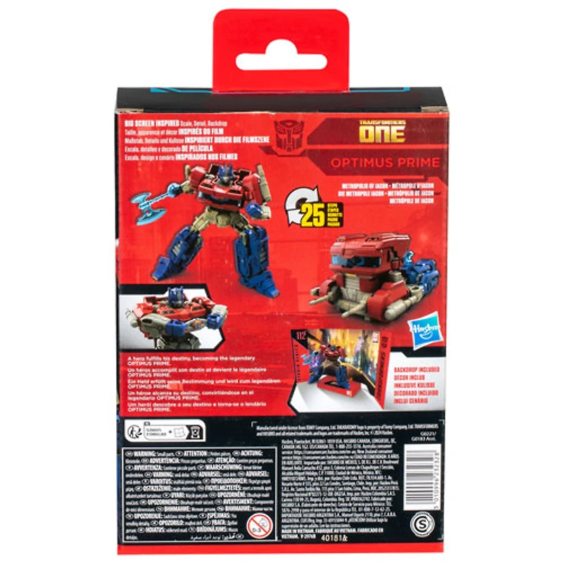 Transformers Studio Series Deluxe de Hasbro - Figurine d'action d'Optimus Prime