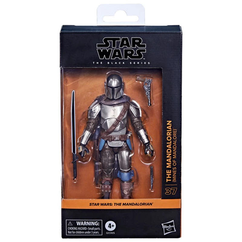Star Wars The Black Series de Hasbro - Figurine d'action du Mandalorien (mines de Mandalore)