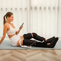 Appareil de massage à compression d'air pour les jambes de HoMedics - Noir