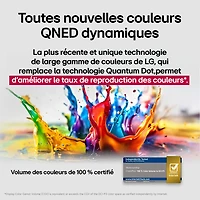 Téléviseur intelligent mini-DEL HDR UHD 4K QNED AI QNED80 de 75 po de LG (75QNED80AUA) - 2025