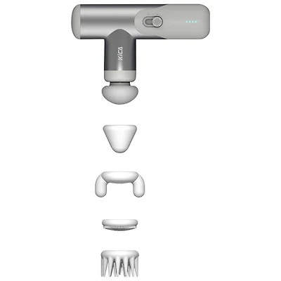 Appareil de massage 3 portatif à percussions Mini 3 de KICA - Argent