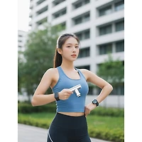 Appareil de massage 3 portatif à percussions Mini 3 de KICA - Argent