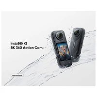 Insta360 X5 Waterproof 8k 360° Sports Camera Essentials Bundle