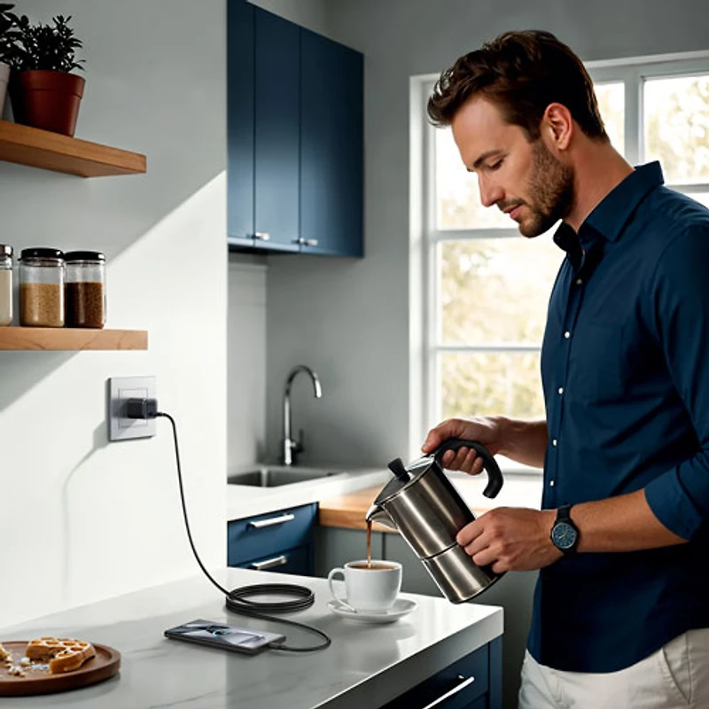 Chargeur mural USB-C de 45 W Nano d'Anker - Noir