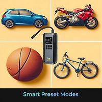 Pompe à air portative AirFlux 100 de GekoGear avec chargeur portable
