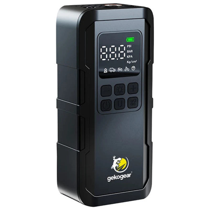 Pompe à air portative AirFlux 100 de GekoGear avec chargeur portable