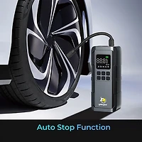 GekoGear AirFlux 100 Portable Air Pump with Power Bank