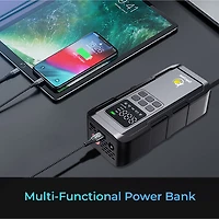 GekoGear AirFlux 100 Portable Air Pump with Power Bank