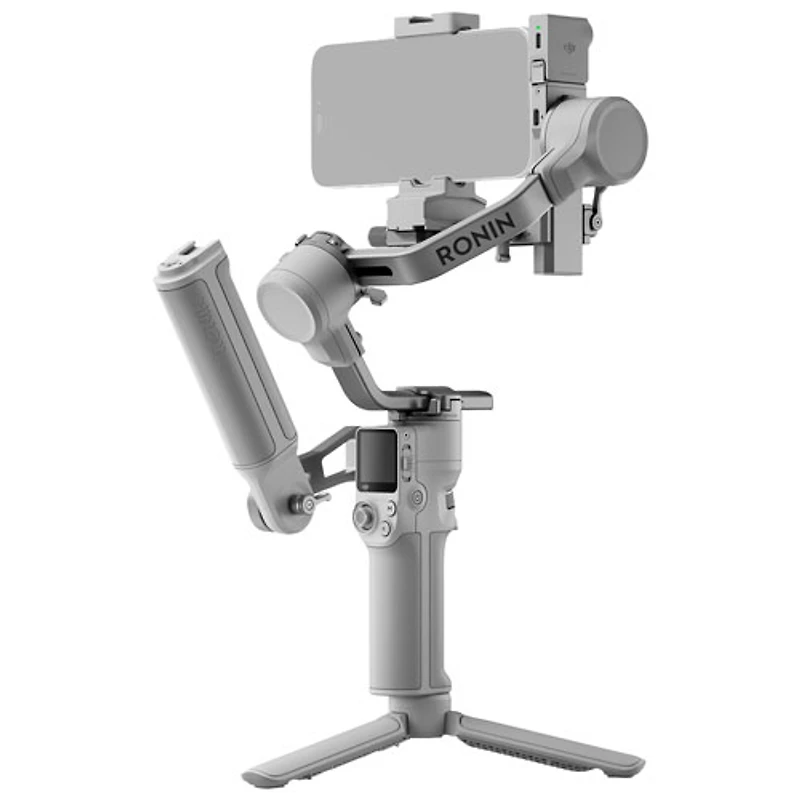 Ensemble avec stabilisateur à cardan RS 4 Mini Combo de DJI - Gris