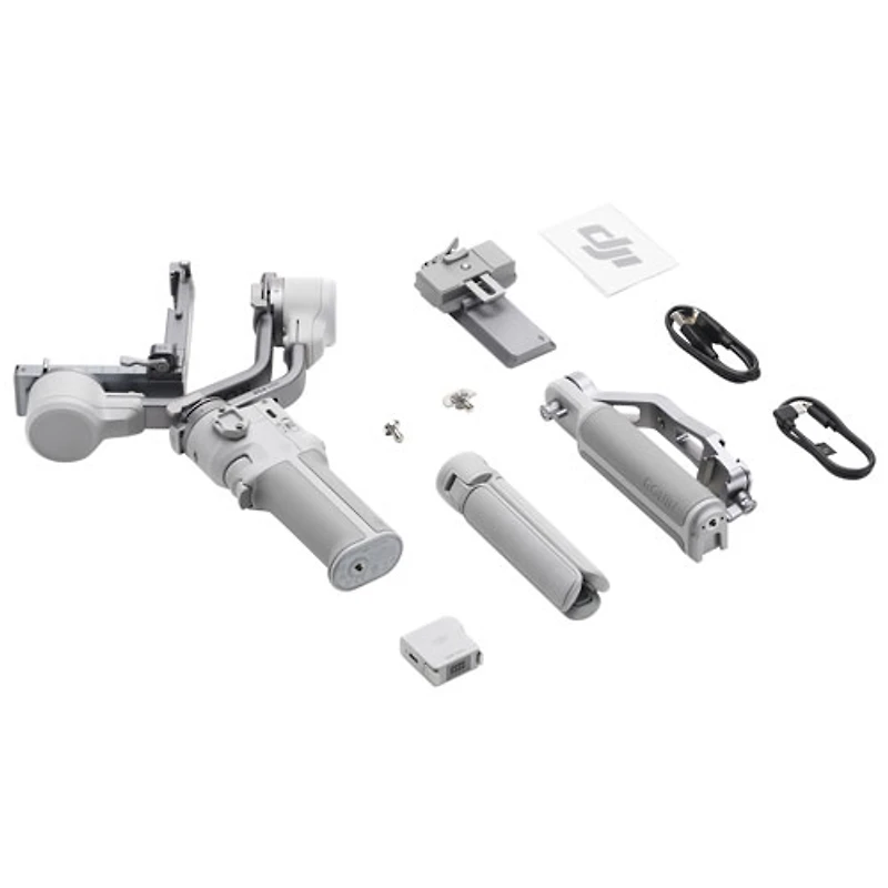Ensemble avec stabilisateur à cardan RS 4 Mini Combo de DJI - Gris