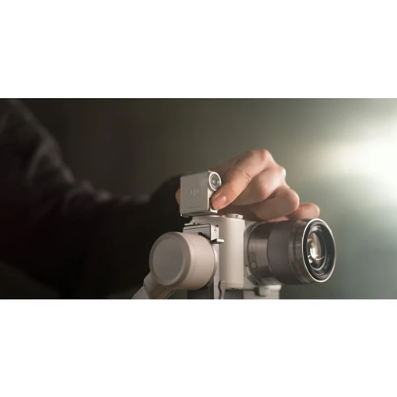 Ensemble avec stabilisateur à cardan RS 4 Mini Combo de DJI - Gris