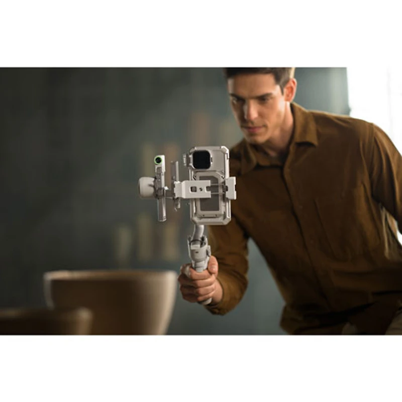 Ensemble avec stabilisateur à cardan RS 4 Mini Combo de DJI - Gris