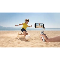 Stabilisateur à cardan Osmo Mobile 7 de DJI pour téléphone intelligent - Gris pâle