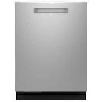 Boîte ouverte - Lave-vaisselle encastrable 24 po 42 dB avec troisième panier Profile de GE (PDP755SYVFS) - Inox
