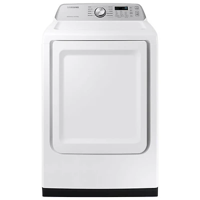 Boîte ouverte - Sécheuse électrique intelligente de 7,4 pi³ de Samsung (DVE47CG3500WAC) - Blanc