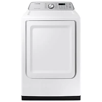 Boîte ouverte - Sécheuse électrique intelligente de 7,4 pi³ de Samsung (DVE47CG3500WAC) - Blanc