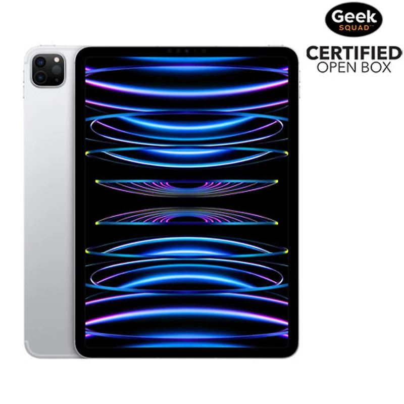 Boîte ouverte - iPad Pro 11 po 2 To d'Apple avec Wi-Fi et 5G (4e génération) - Argenté