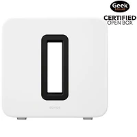Boîte ouverte - Haut-parleur d'extrêmes graves sans fil Sub 4 de Sonos - Blanc