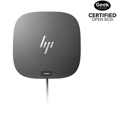 Boîte ouverte - Station d'accueil professionnelle USB-C G5 de HP (5TW10AA#ABA) - Noir