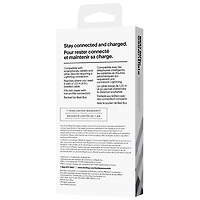 Câble tissé USB-C à Lightning de 1,2 m (3,9 pi) de Best Buy Essentials (BE-MCA4CLW-C) - Exclusivité Best Buy