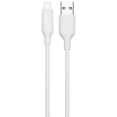 Câble tissé USB-A à Lightning de 1,8 m (5,9 pi) de Best Buy Essentials (BE-MCA6ALW-C) - Exclusivité Best Buy