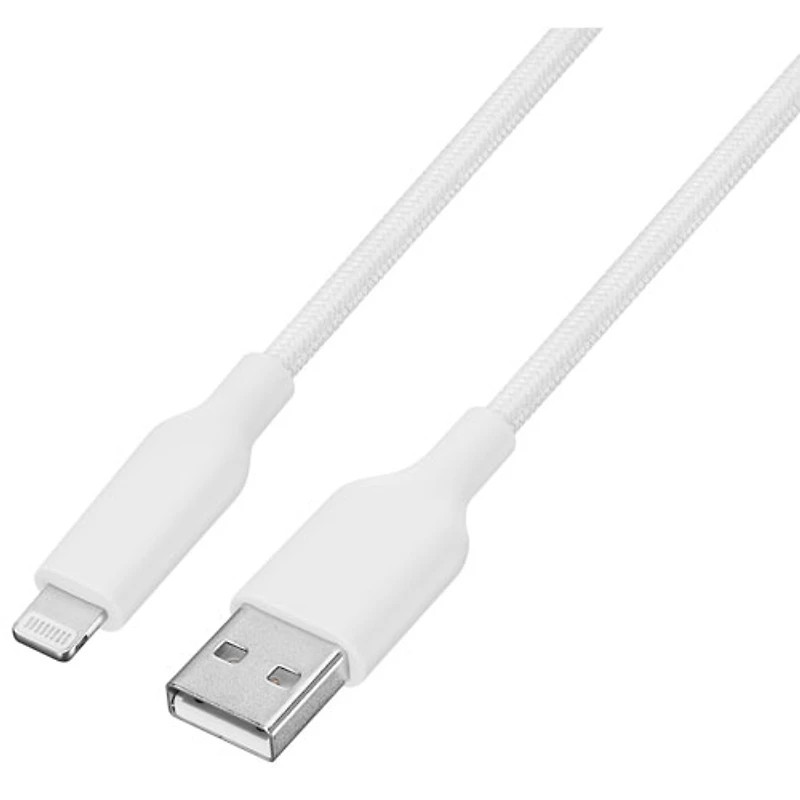 Câble tissé USB-A à Lightning de 1,8 m (5,9 pi) de Best Buy Essentials (BE-MCA6ALW-C) - Exclusivité Best Buy