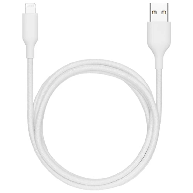 Câble tissé USB-A à Lightning de 1,2 m (3,9 pi) de Best Buy Essentials (BE-MCA4ALW-C) - Exclusivité Best Buy