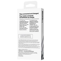 Câble tissé USB-A à Lightning de 1,2 m (3,9 pi) de Best Buy Essentials (BE-MCA4ALW-C) - Exclusivité Best Buy