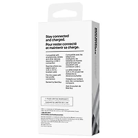 Câble tissé USB-C à USB-A de 3 m (9,8 pi) de Best Buy Essentials (BE-MCA10CAB-C) - Noir - Exclusivité Best Buy