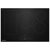 Surface de cuisson à induction Temp Cook à 5 éléments de 30 po de KitchenAid (KCIT730SBL) - Noir