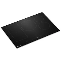 KitchenAid 30" 5-Element Temp Cook Induction Cooktop (KCIT730SSS) - Black Glass/Stainless Steel