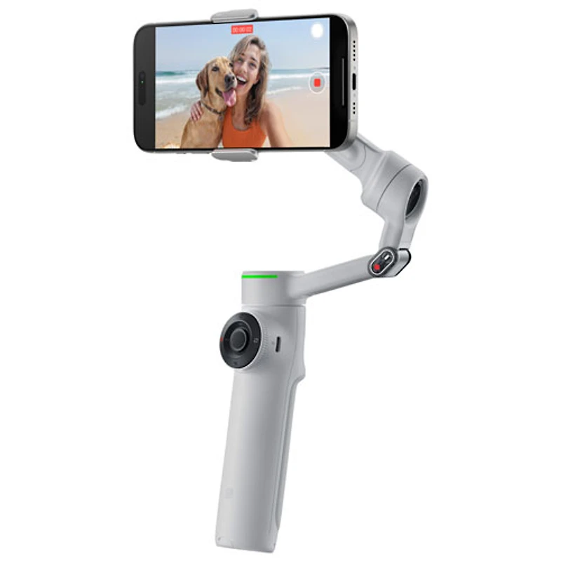 Ensemble avec stabilisateur à cardan Flow 2 Pro d'Insta360 (CINSABQB_FLOW226) - Gris