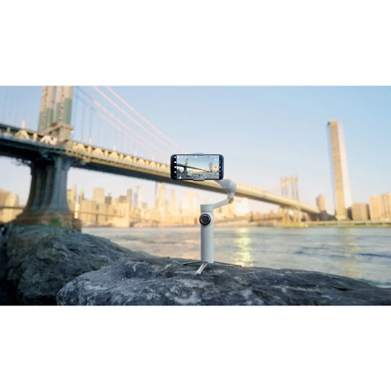 Ensemble avec stabilisateur à cardan Flow 2 Pro d'Insta360 (CINSABQB_FLOW226) - Gris