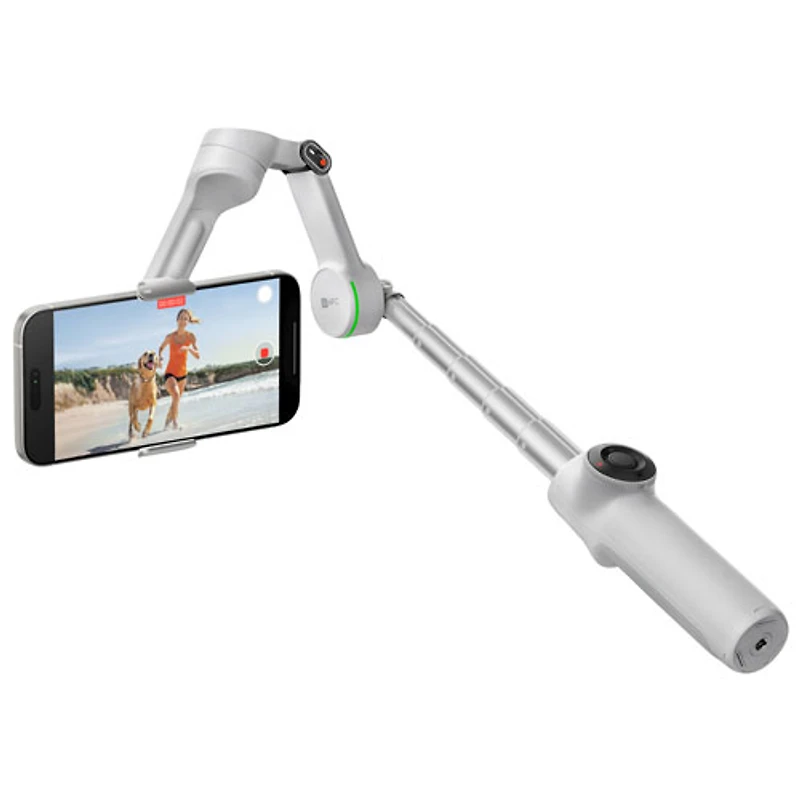 Ensemble avec stabilisateur à cardan Flow 2 Pro d'Insta360 (CINSABQB_FLOW226) - Gris