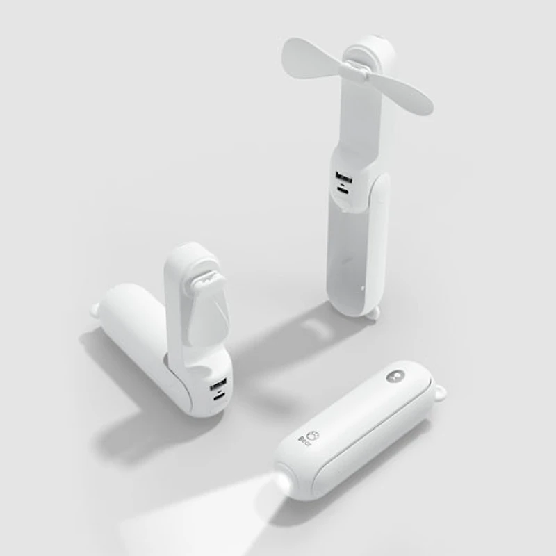 Ventilateur portatif Life8 Plus de Jisulife - Blanc