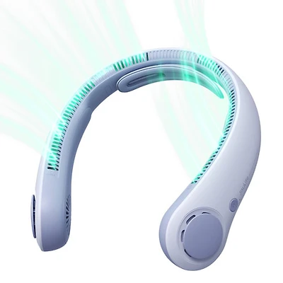 Ventilateur de cou Life4 de Jisulife - Bleu pâle