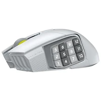 Souris de jeu Bluetooth de 33 000 ppp Scimitar Elite SE MMO de Corsair - Blanc - Exclusivité Best Buy
